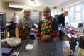 A busy market at Cheriton Fitzpaine
