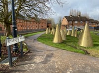 Formal complaint against Farnham's golden cones art installation