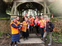 Litter-pickers spruce up Bramshott before village's coronation party