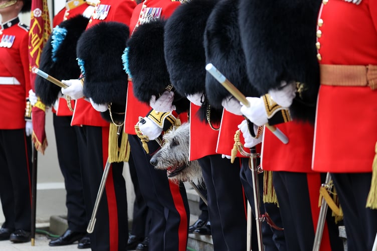 Image of military personnel, seen here at Wellington Barracks in London, before taking part in the King's Coronation.

The UK Armed Forces conduct their largest ceremonial operation for 70 years today (06/05/2023), and accompanied Their Majesties King Charles III and Queen Consort Camilla to the Coronation service at Westminster Abbey.

More than 7,000 soldiers, sailors and aviators from across the UK and Commonwealth participated in ceremonial activities across processions, fly pasts and gun salutes marking the historic event.

With around 200 personnel providing a Guard of Honour at Buckingham Palace, together this made up the largest UK military ceremonial operation for 70 years.

As well as marching detachments from across the Household Division, Royal Navy, British Army and Royal Air Force, more than 400 troops from the Commonwealth nations and British Overseas Territories were on parade, representing the diversity and traditions of Armed Forces around the globe with connections to His Majesty The King.

Foot Guards of the Household Division lined The Mall, the Royal Navy lined their spiritual home at Admiralty Arch, the Royal Marines at Trafalgar Square and the Royal Air Force Whitehall and Parliament Square.


