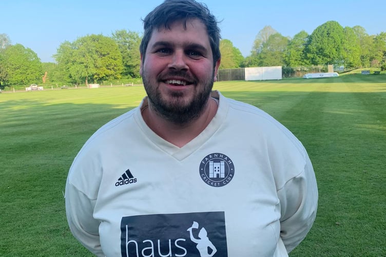 Robbie Goldsworthy was Farnham's player-of-the-match