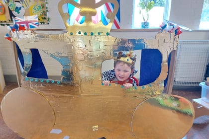 Coronation fun at Busy Bees St Lawrence nursery in Alton
