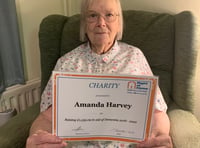 Farnham octogenarian Amanda's pennies add up for Alzheimer’s Society