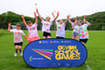 Girls celebrate fitness with Neon Run fun day