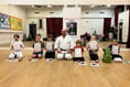 Alton karate students all pass first belt test