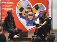 Paralympian Sophie Christiansen talks to Cardiac Rehab in Alton