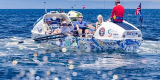 Ocean rower celebrates 60th with whale/dolphin sightings