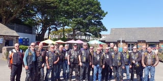 The Widows Sons Association motorcycle rally held at Morchard Bishop