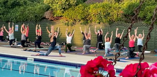 Salute the sun with sunset yoga at Petersfield Open Air Swimming Pool