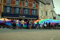 This year's Bude Pride tour was full of colour