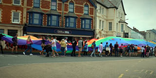 This year's Bude Pride tour was full of colour