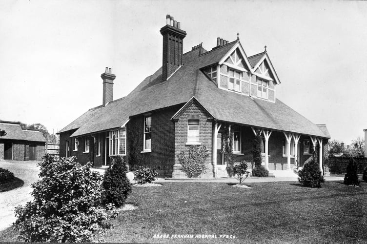 Trimmer's Hospital once stood in East Street, Farnham