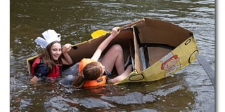 Mayday! Sinkings and big smiles as Elstead Paperboat Race returns