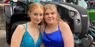 Glad rags, hooves and tractors at Tavistock College prom