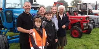 Tractor run in aid of Devon Air Ambulance was in memory of David
