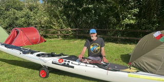 Mikey’s paddle from Ireland to Glen Wyllin