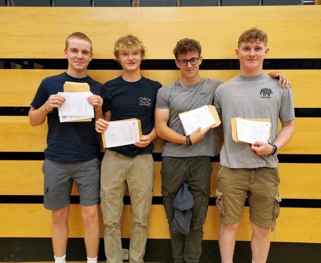 Big smiles on Kingsbridge Community College GCSE results day