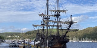 Ahoy there me Hearties! Spanish Galleon stops by in Dartmouth