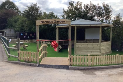 Ropley CE Primary School opens Norma's Garden