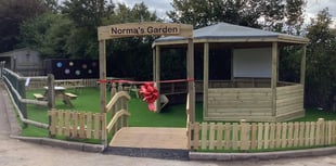 Ropley CE Primary School opens Norma's Garden