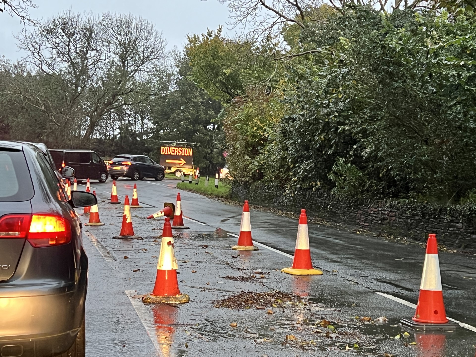 Isle of Man traffic disruption as A5 road closure is extended