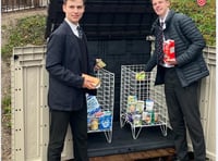 Superstar students launch new collection point for Farnham Foodbank