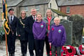 Gallery: Talgarth gatherss for Remembrance Day