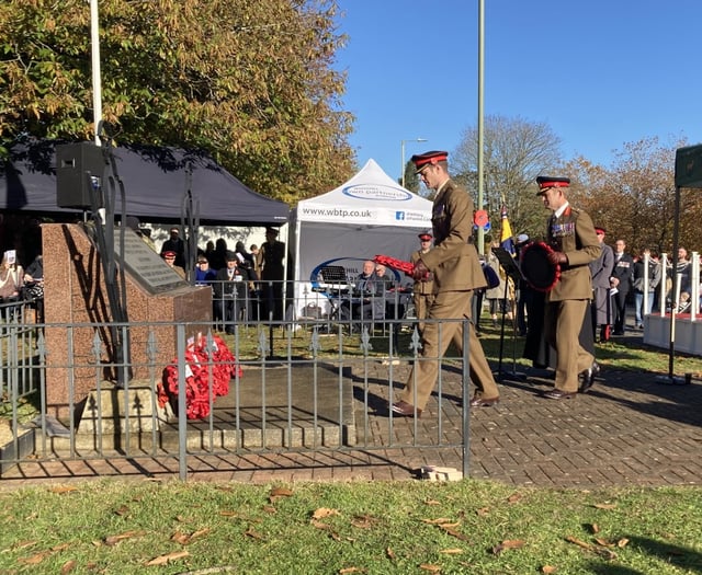 WATCH: Last Post sounded at Whitehill & Bordon Remembrance service