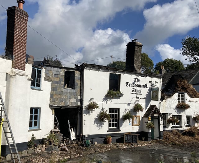 Pub starts to rise from the ashes