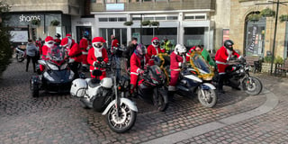 Santa take to the roads of West Cornwall to raise money for charity