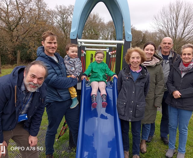 Joy as £30K new village play area declared open