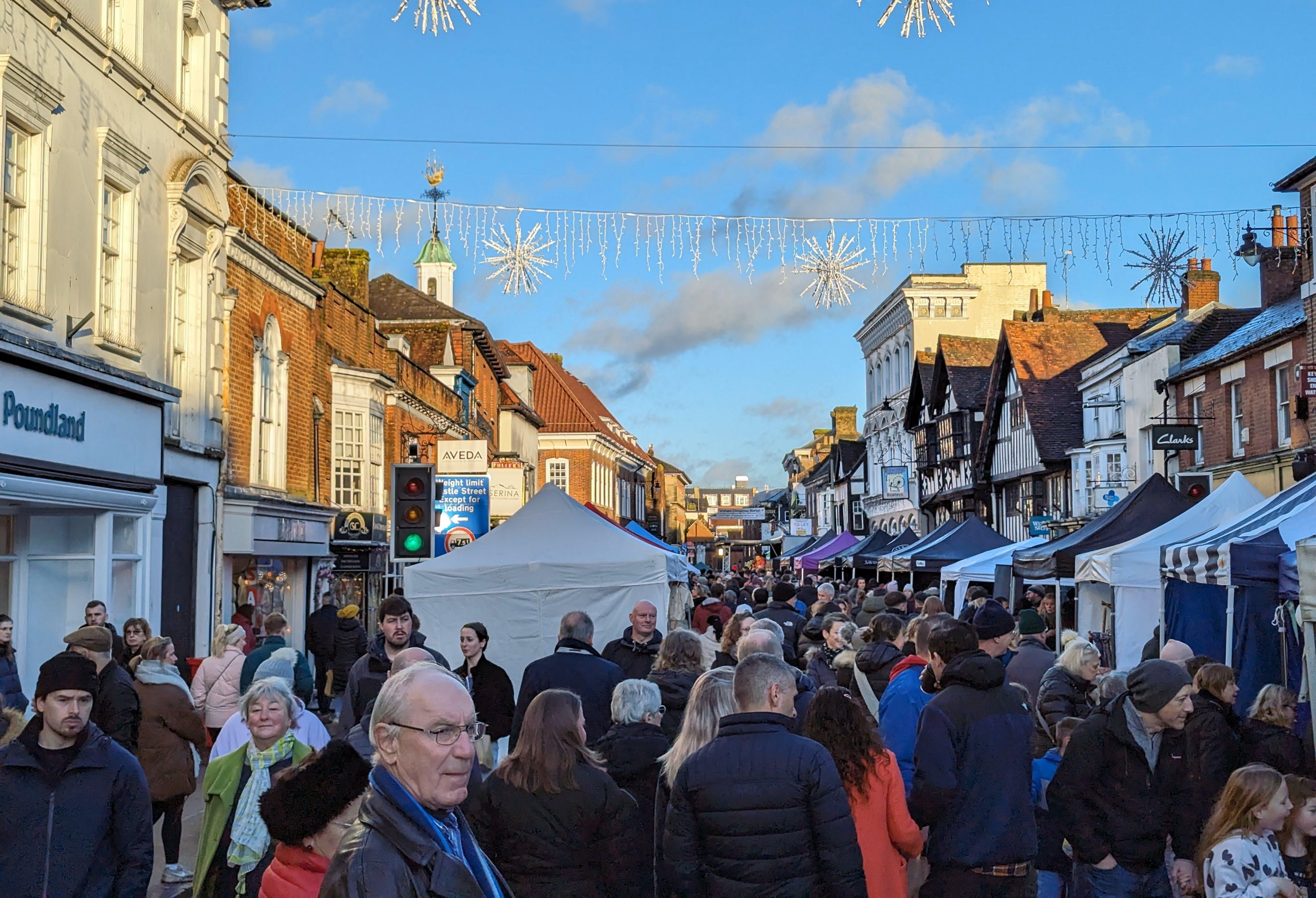 Farnham Christmas market is cancelled because of Storm Darragh ...