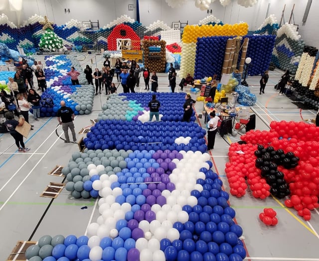 Incredible balloon wonderland pops up in aid of five Surrey charities