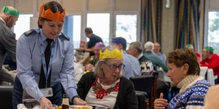 RAF St Mawgan hosts Christmas lunch for veterans
