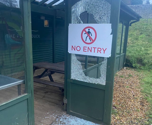 Petersfield cafe targeted by mindless vandals as ball bearings found