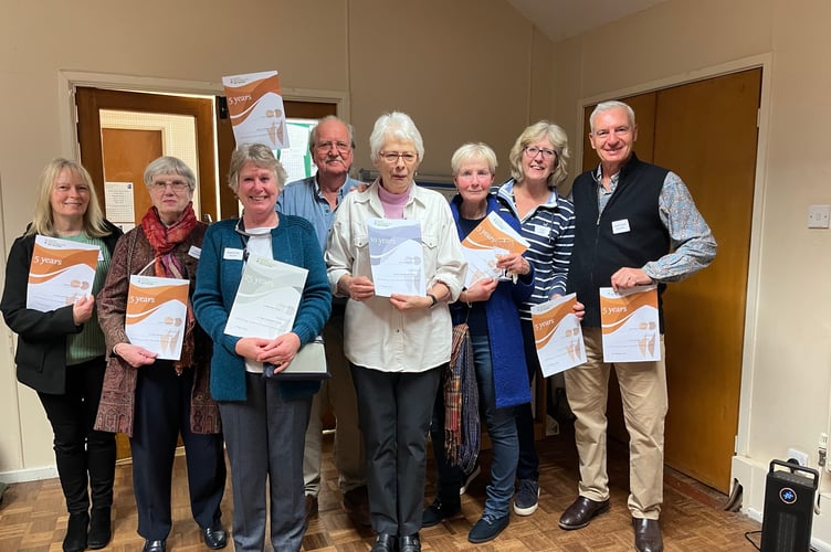 Alton Community Care drivers and co-ordinators receive Good Neighbour Network certificates, February 2024.