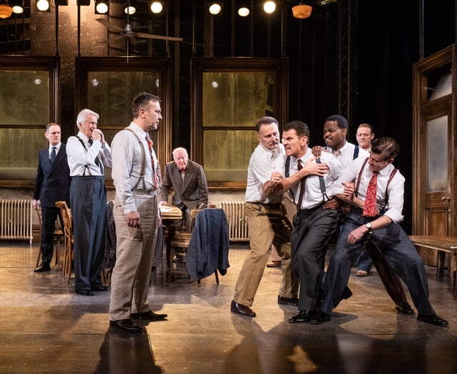 Watch Twelve Angry Men take on Guildford's Yvonne Arnaud Theatre