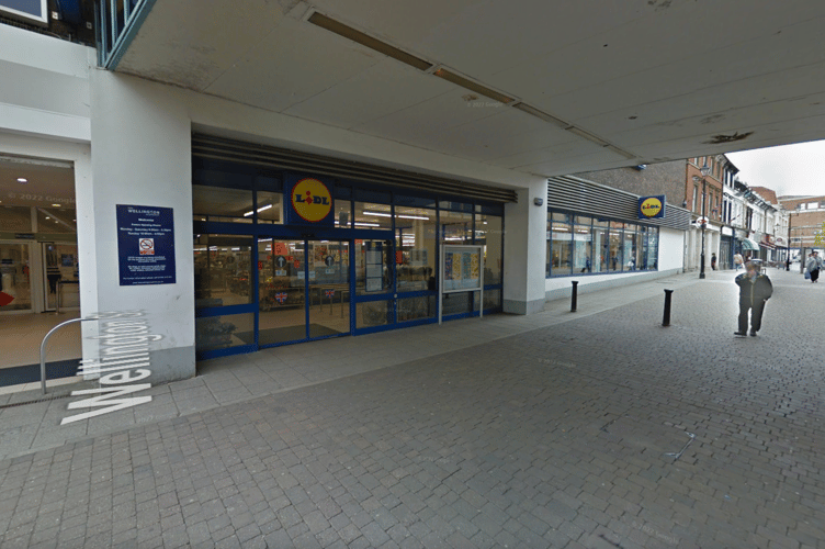 Lidl in Little Wellington Street, Aldershot