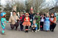 Children dressed as their favourite book character at Morchard Bishop
