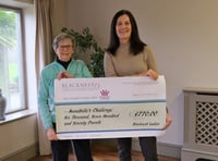 Annabelle's Challenge receives £6,770 from Blacknest Golf Club ladies 