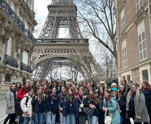 Girl Guides travel to Paris to receive Baden Powell Challenge Awards