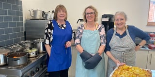 Community Lunch a tasty success at Crediton Congregational Church
