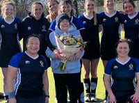 Special guest watches Haslemere's ladies' second team beat Bournemouth