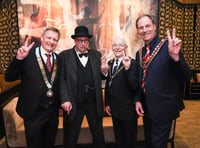 Winston Churchill salutes Farnham 41 Club at 75th anniversary bash