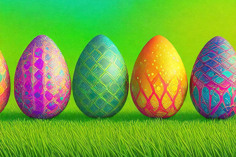 Easter eggs.