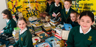 School donates incredible 2,318 books to Children’s Book Project