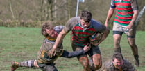 Local rivals lock horns in annual charity rugby match