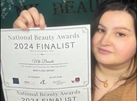 Woman who opened a salon aged 20 shortlisted for National Beauty Award