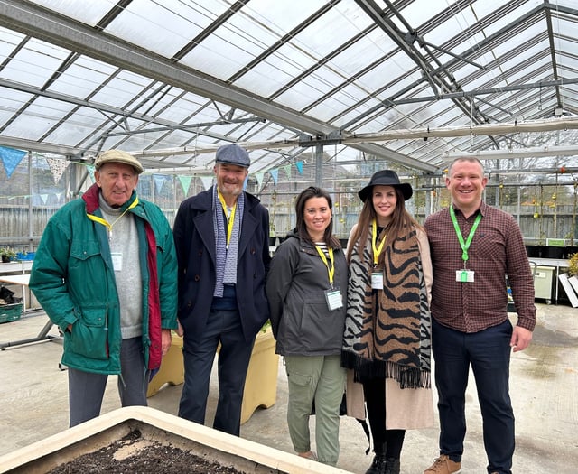 Local business helps fund specialist school's greenhouse