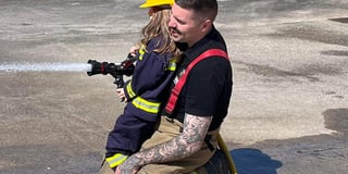 Launceston fire station welcome young resident for memorable day